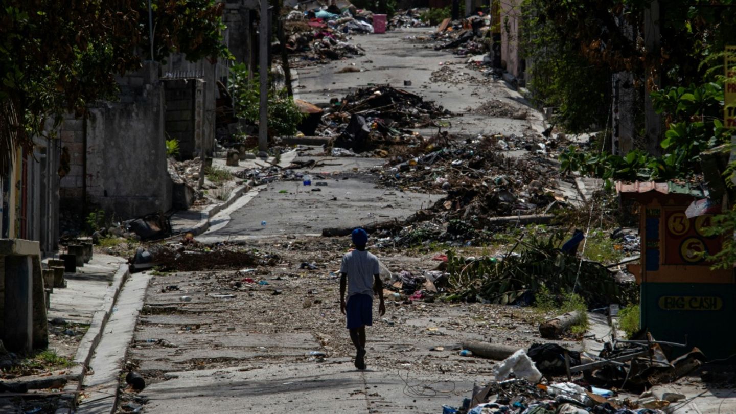 Straße in Port-au-Prince