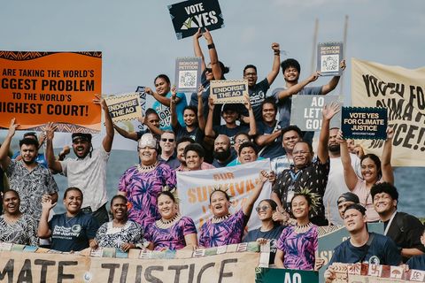 Die Pacific Islands Students Fighting Climate Change (PISFCC) zählen zu den diesjährigen Alternativen Nobelpreisträgern. Foto: O