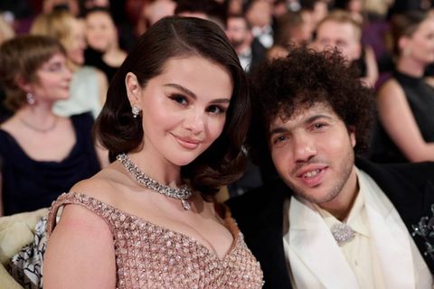 Selena Gomez und Benny Blanco bei der Oscarverleihung 2025 in Los Angeles.