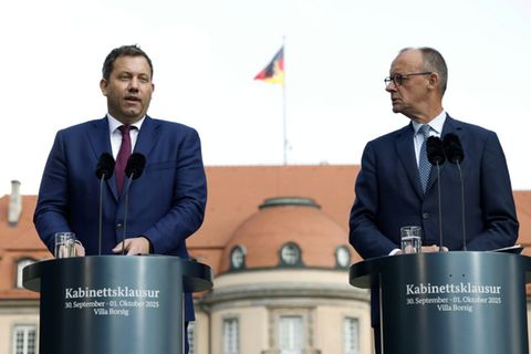 Lars Klingbeil und Friedrich Merz