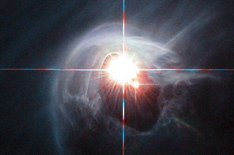 CT Chamaeleontis ist der Primärstern des Systems, zu dem auch der Mond von CT Cha b gehört
