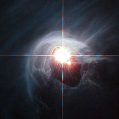 CT Chamaeleontis ist der Primärstern des Systems, zu dem auch der Mond von CT Cha b gehört