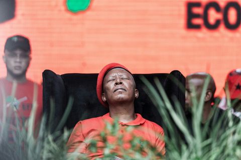 Der südafrikanische Oppositionsführer Julius Malema