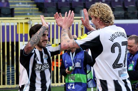Nick Woltemade traf für Newcastle zur 1:0-Führung. Foto: Peter Lous/PA Wire/dpa