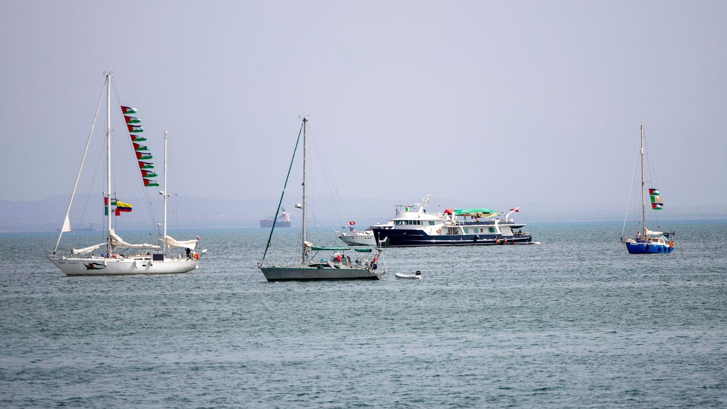 Gaza-Flottille auf dem Weg nach Israel