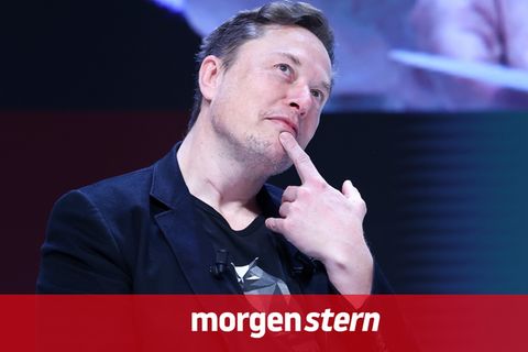 Elon Musk bei einer Konferenz in Frankreich