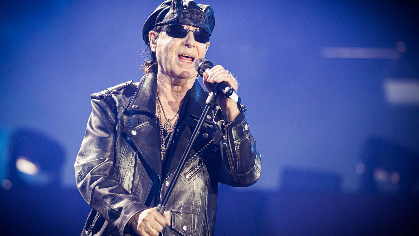 2025 feiern die Scorpions mit Sänger Klaus Meine 60-jähriges Bandjubiläum. (Archivbild) Foto: Moritz Frankenberg/dpa