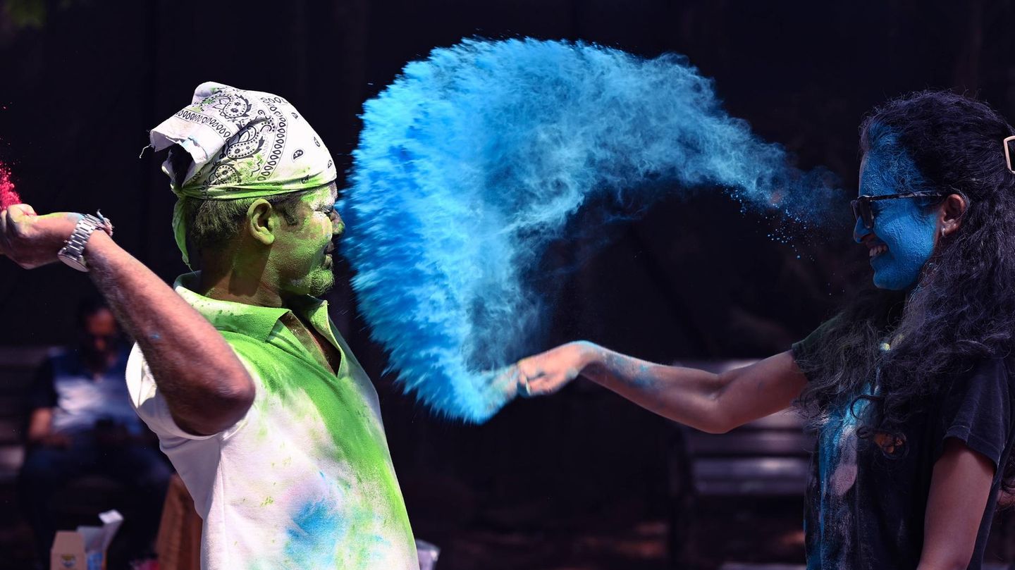 Holi in Indien Holi Fest