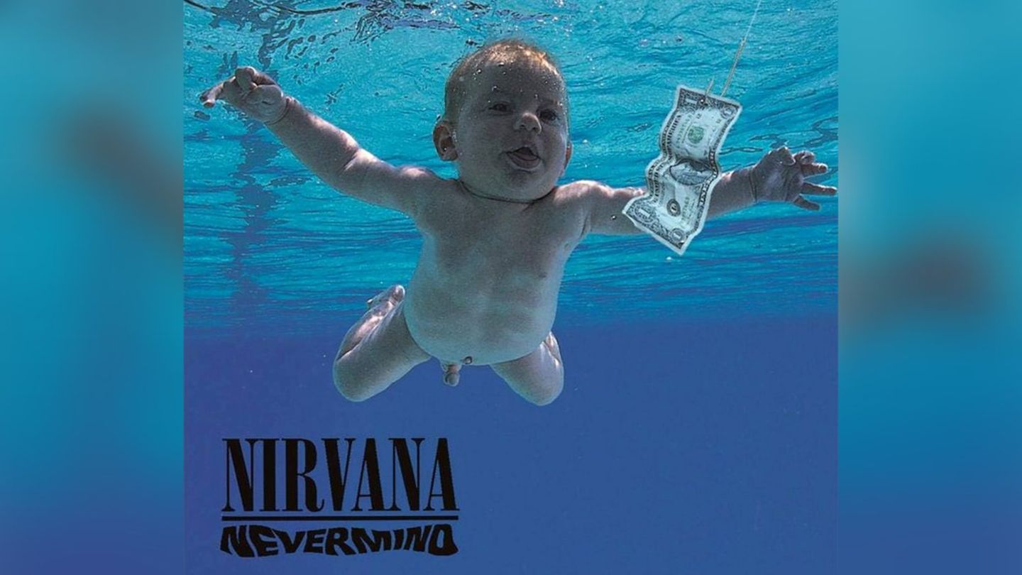 Baby jagt Esels-gleich Geld hinterher: das legendäre Cover des Albums "Nevermind" von Nirvana.