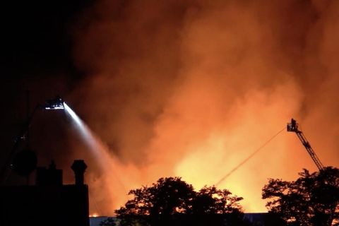 Flammeninferno in Freiburg