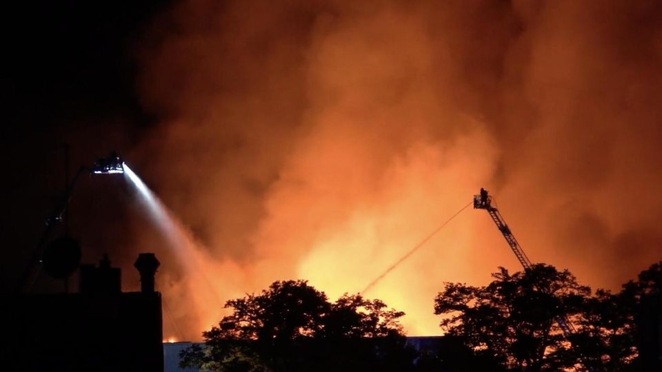 Flammeninferno in Freiburg