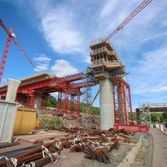 Stocken manche Autobahnprojekte in Hessen? Darüber hat der Landtag kontrovers diskutiert. (Symbolbild) Foto: Nadine Weigel/Dpa/N