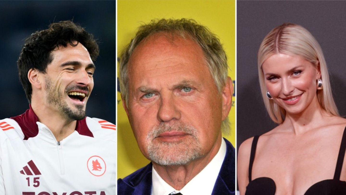 Sind bei der "Promi Padel WM" mit von der Partie: Mats Hummels, Uwe Ochsenknecht und Lena Gercke (v.l.n.r).