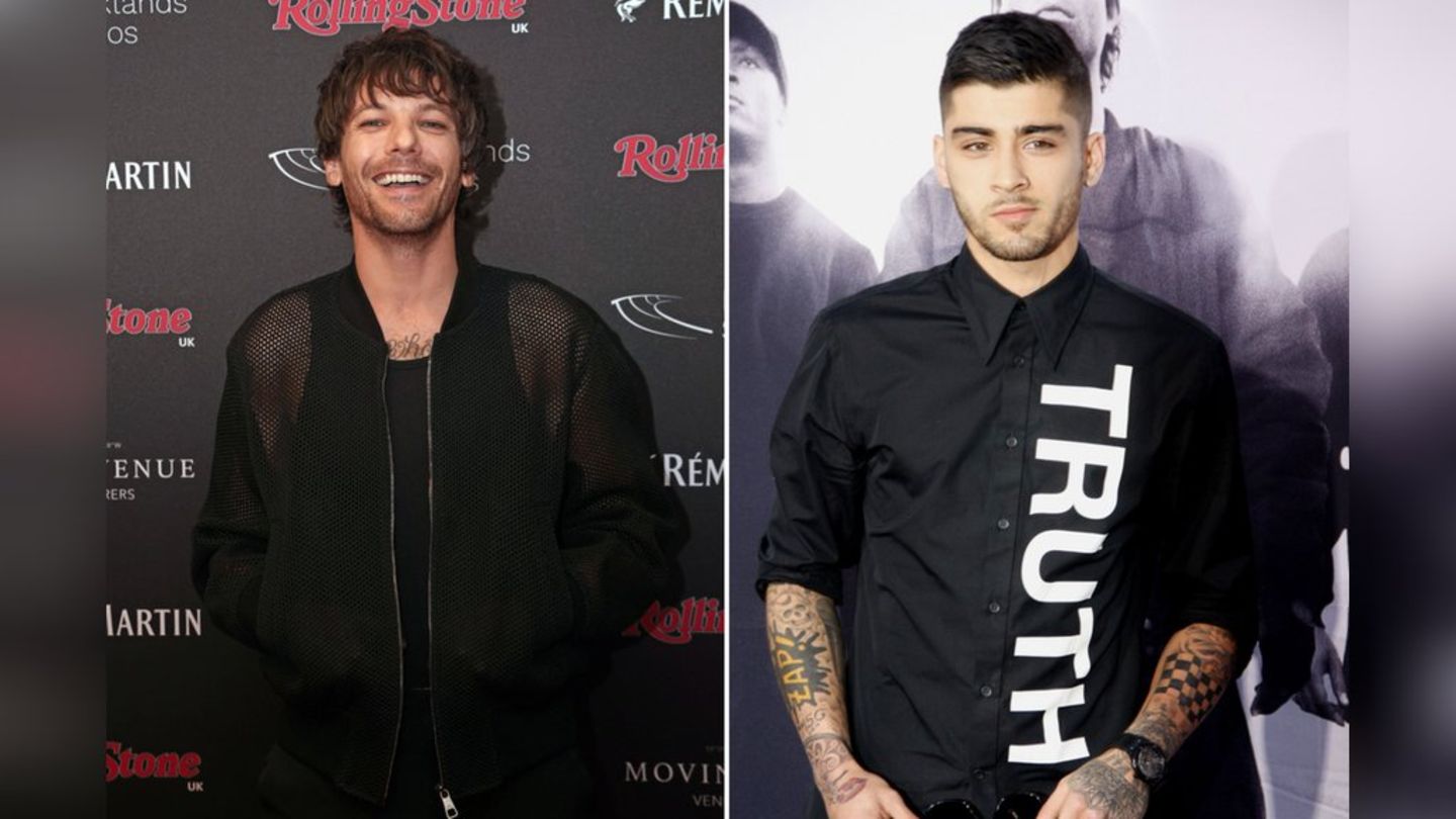 Louis Tomlinson (l.) und Zayn Malik waren gemeinsam in der Band One Direction.