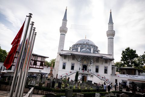 Berliner Moscheen öffnen jedes Jahr am 3. Oktober ihre Pforten für Besucher. Foto: Fabian Sommer/dpa