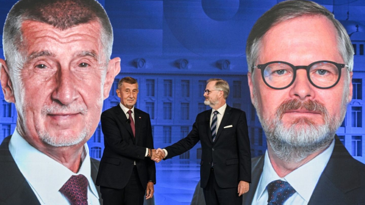 Andrej Babis (links) und Petr Fiala