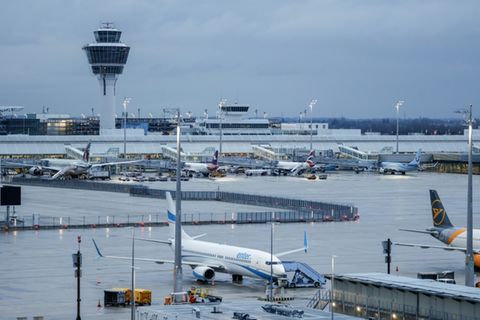Flughafen München im Februar 2024