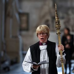 Sarah Mullally wurde zur neuen Erzbischöfin von Canterbury berufen. (Archivfoto) Foto: Paul Childs/PA Wire/dpa
