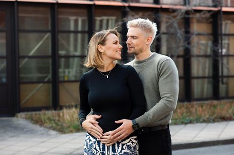 Ihr Baby ist da: Der vor Jahren an Hodenkrebs erkrankte "GZSZ"-Schauspieler Lennart Borchert und seine Freundin Louisa sind Elte