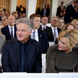 Beim Gottesdienst in der Ludwigskirche saßen die beide ganze vorne neben Friedrich Merz