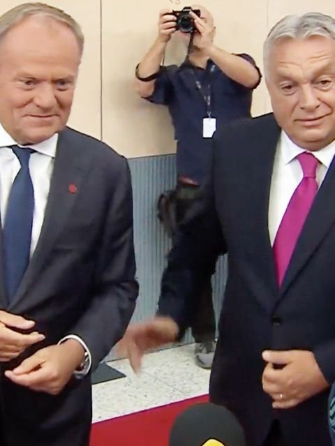 Tusk holt Orbán in Interview - und kann ihn kaum bremsen