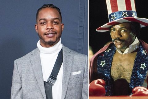 Stephan James (l.) verkörpert den 2024 verstorbenen Carl Weathers.