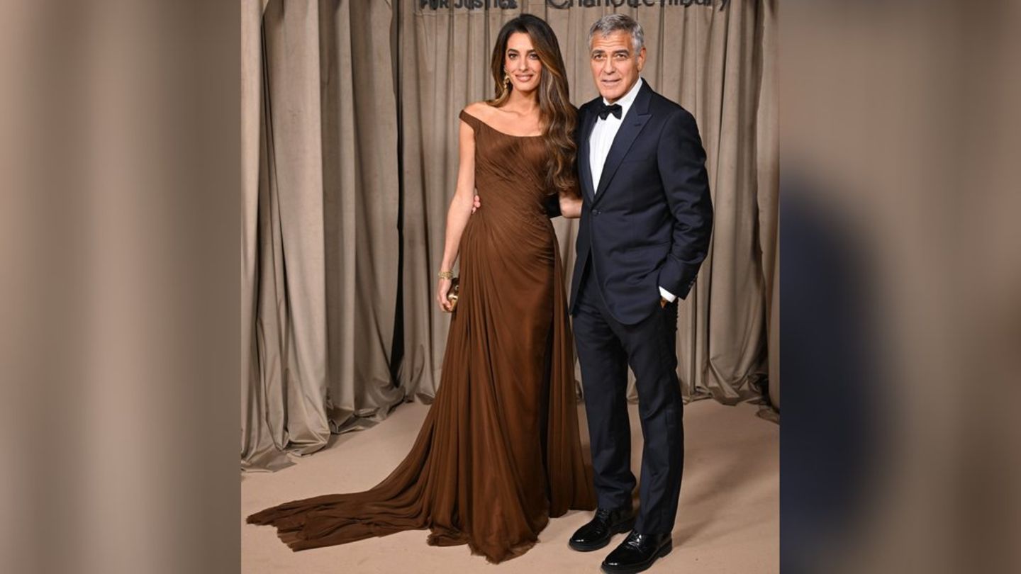 Amal and George Clooney: Glamor appearance at Gala event in London