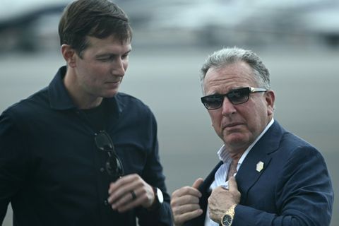 Kushner (l.) und Witkoff im Juli
