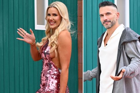 Marc Terenzi und Laura Blond beim Einzug in das "Promi Big Brother"-Haus.