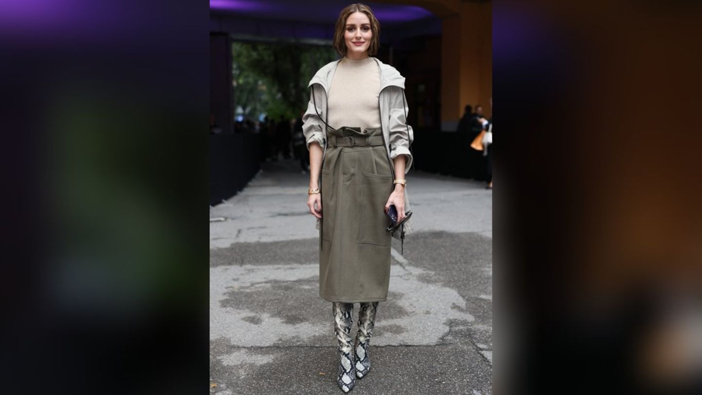 Snake pattern: This print dominates autumn