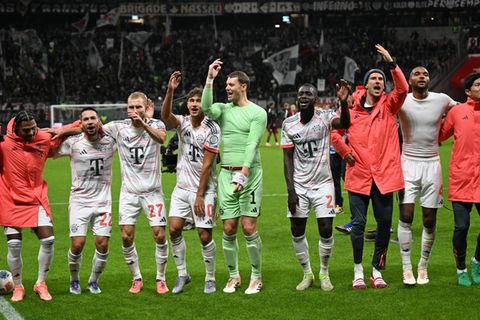 Die Bayern feierten bei Eintracht Frankfurt den nächsten dominanten Erfolg. Foto: Arne Dedert/dpa
