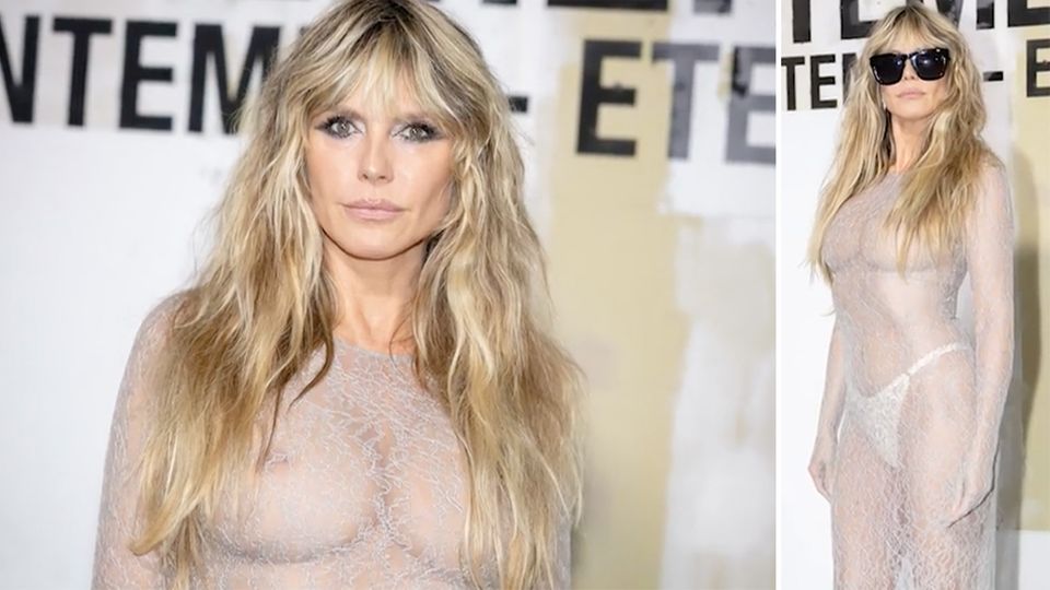Fashion Week: Heidi Klum zeigt gewagtes Outfit in Paris