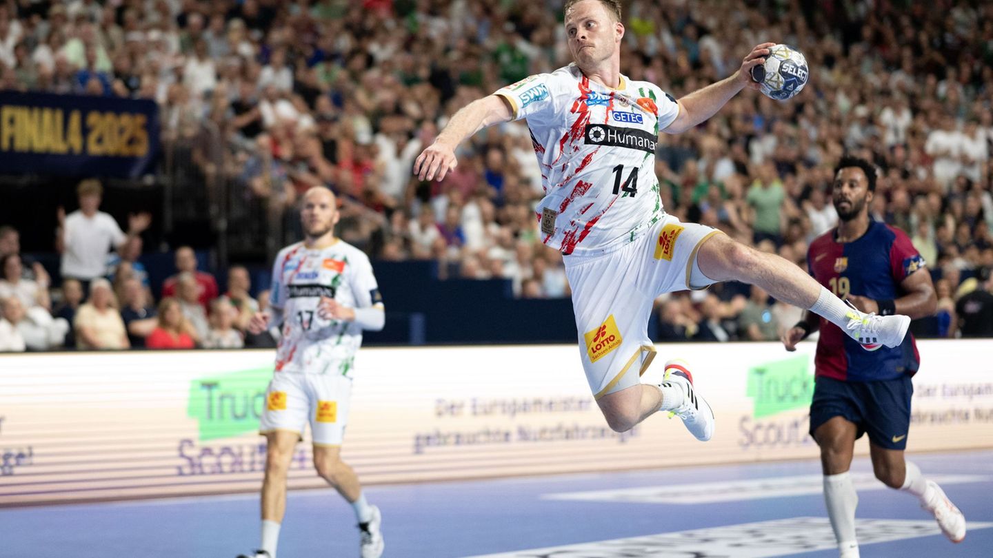Omar Ingi Magnusson und der SC Magdeburg spielten in Hamburg. Foto: Marius Becker/dpa