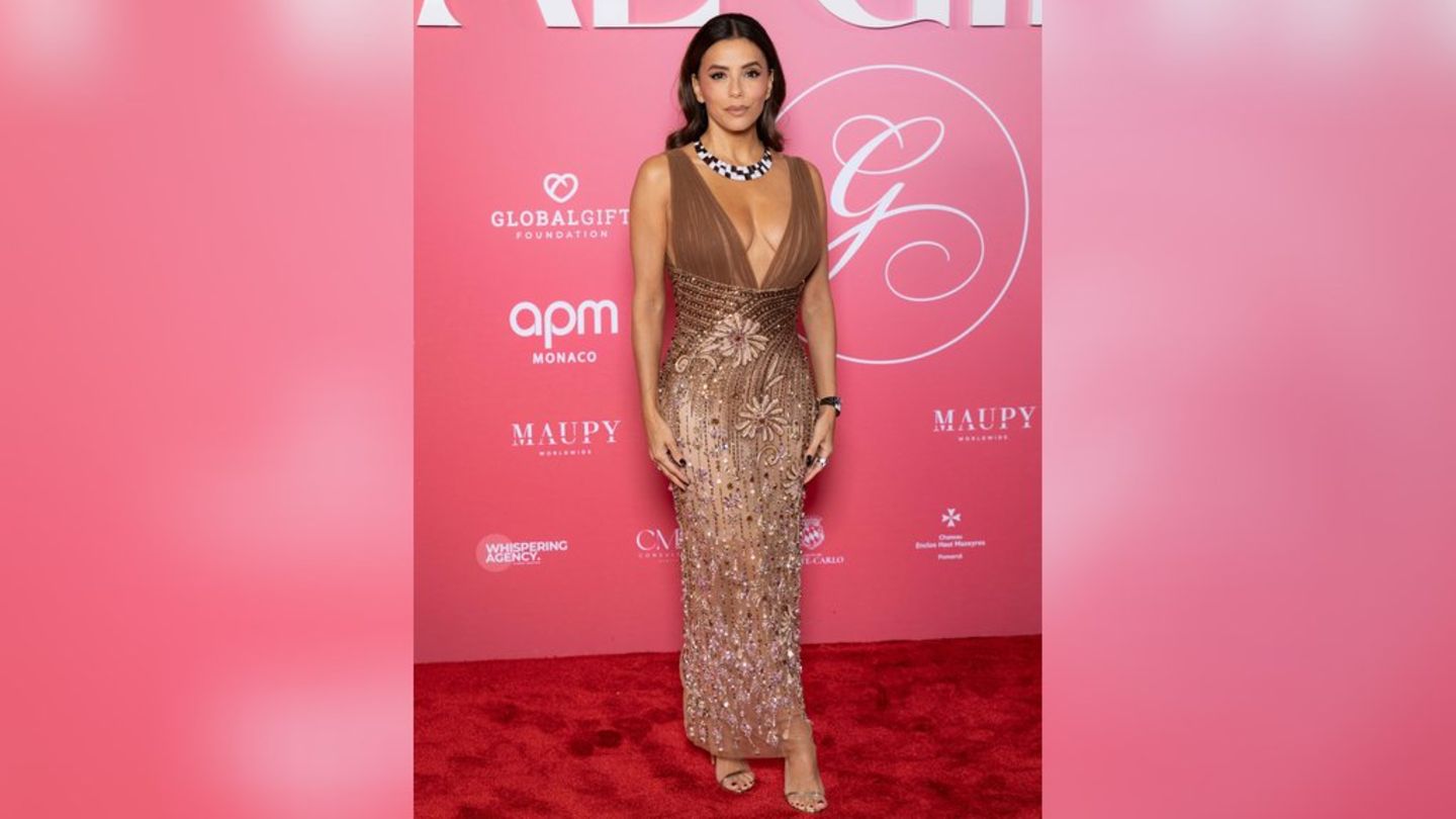 Eva Longoria setzte in Monaco wie üblich auf Glamour.