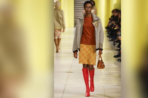 Karomuster und Regenstiefel sind nicht aus diesem Herbst wegzudenken.