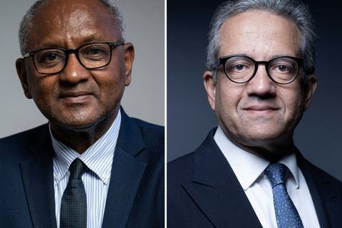Edouard Matoka (l.) und Khaled el-Enany