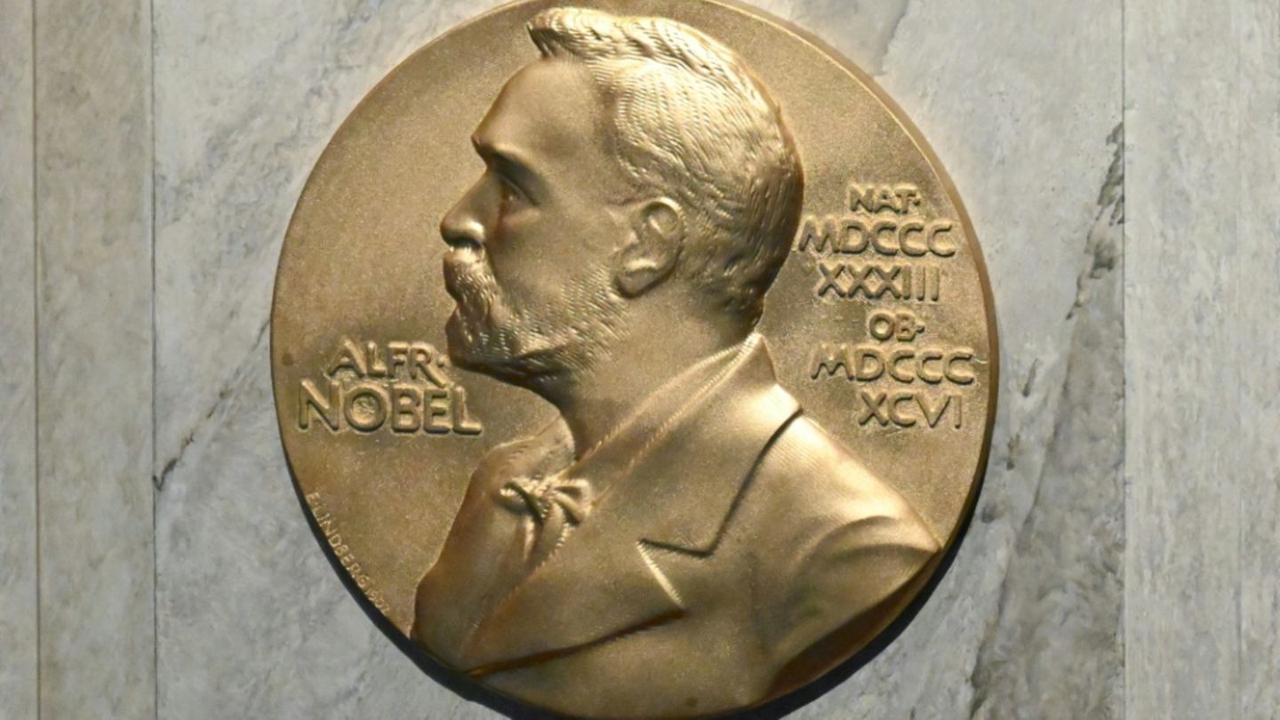 Nobelpreis-Plakette
