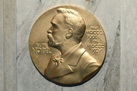 Nobelpreis-Plakette