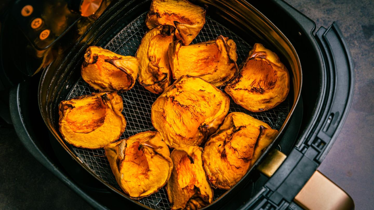 Kürbis im Airfryer
