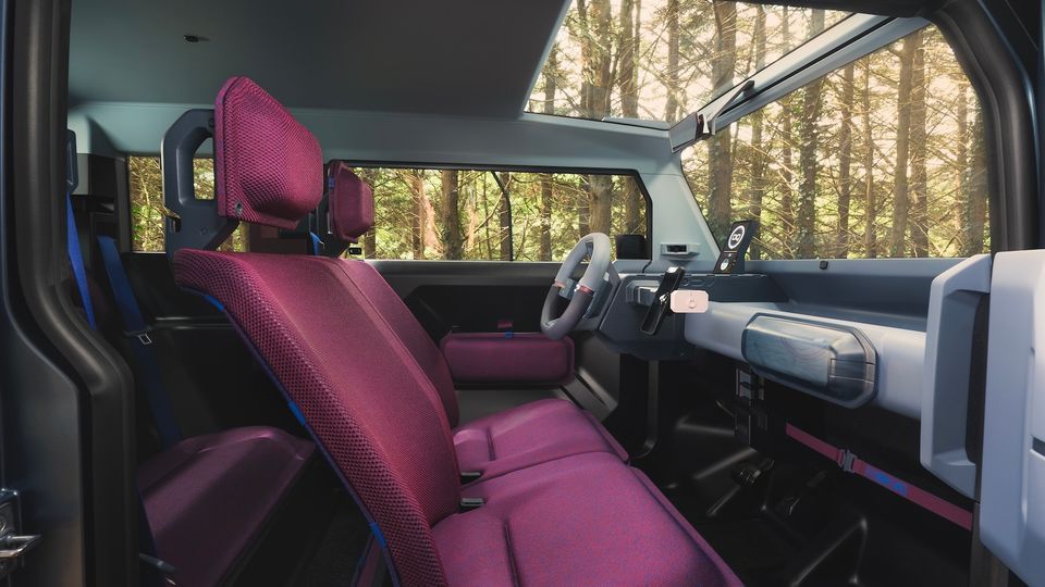 Elektroauto Dacia Hipster Innenraum