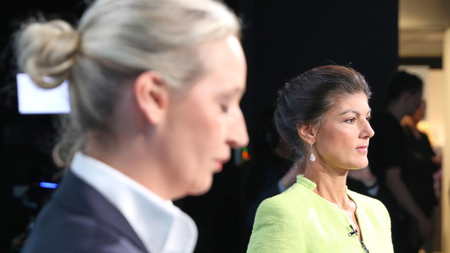 Sahra Wagenknecht und Alice Weidel