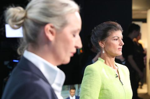Sahra Wagenknecht und Alice Weidel