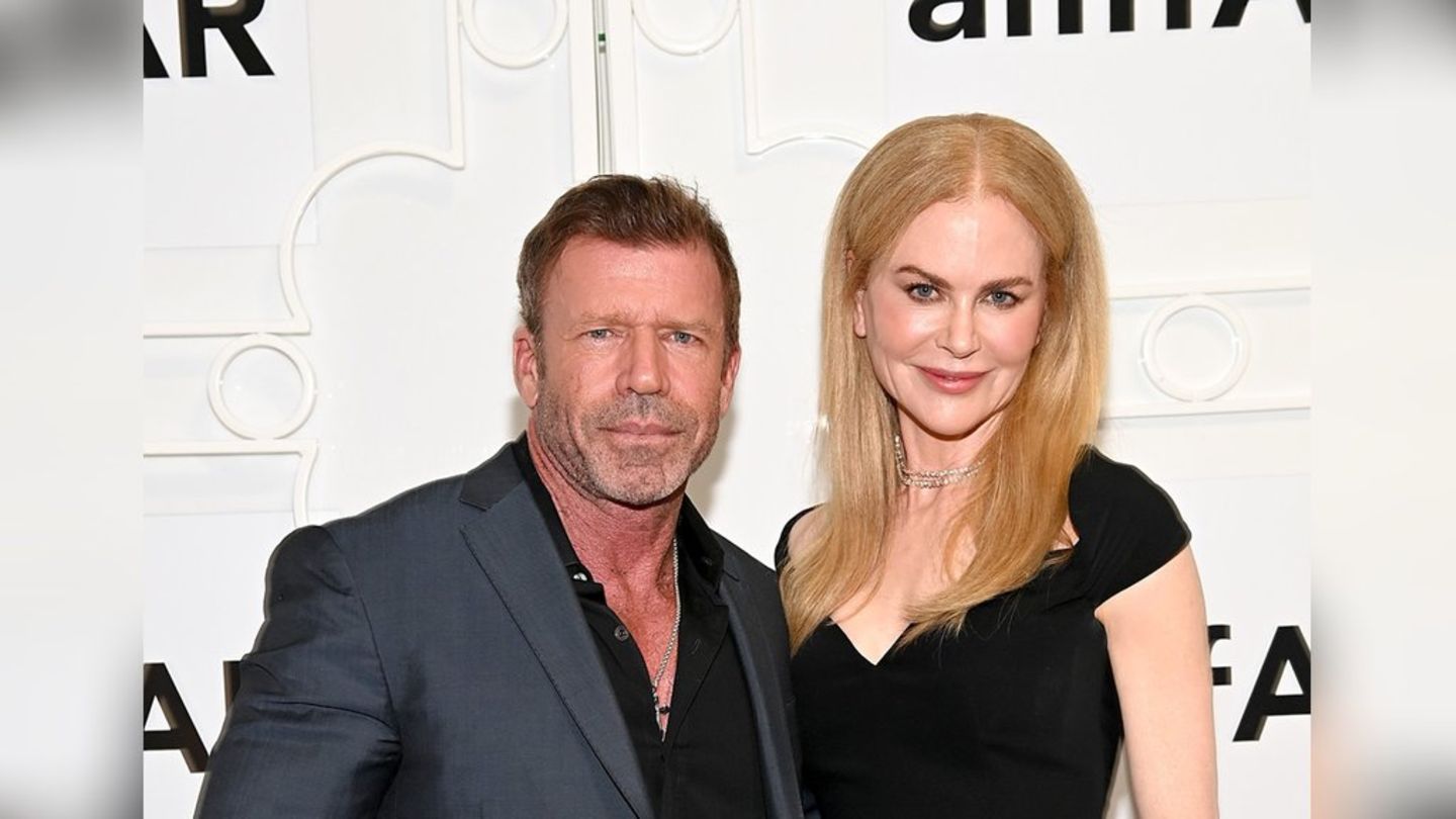 Nicole Kidman mit Taylor Sheridan in Dallas.