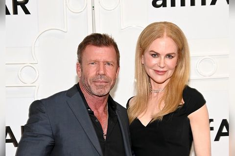 Nicole Kidman mit Taylor Sheridan in Dallas.