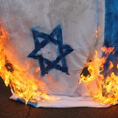 Antisemitismus Juden Israel Fahne