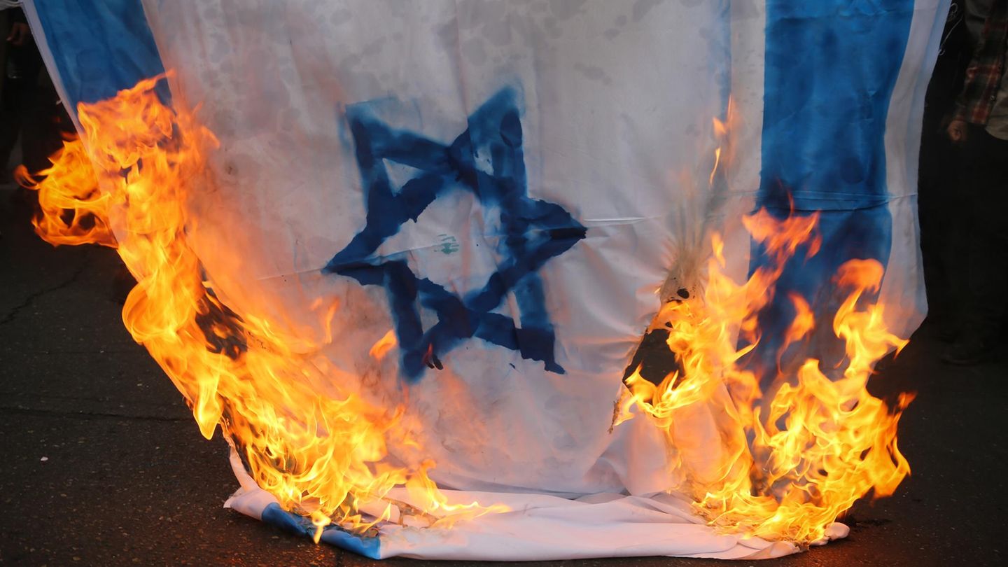 Antisemitismus Juden Israel Fahne