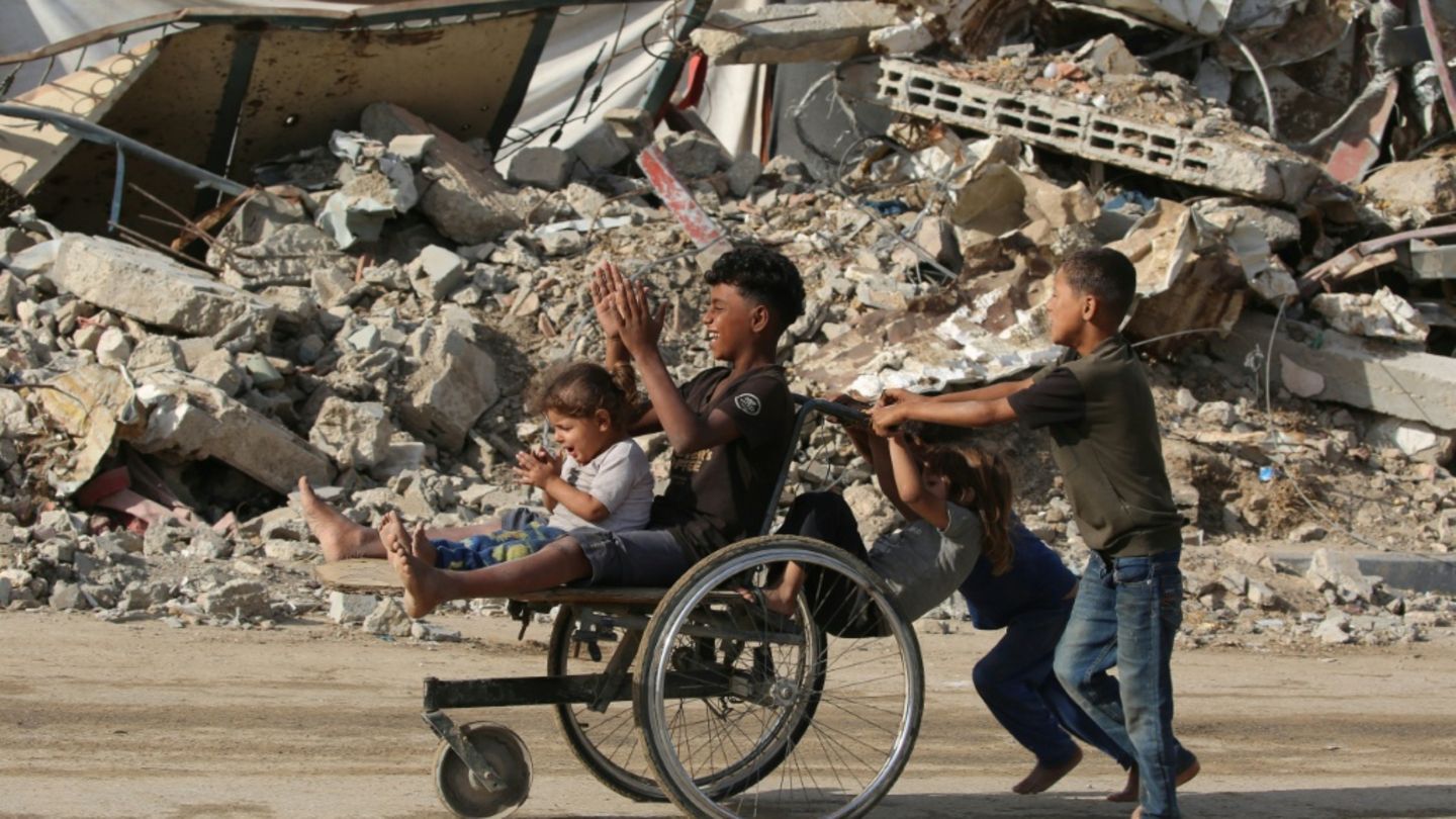 Palästinensische Flüchtlingskinder im Gazastreifen