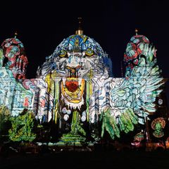 Mittwoch startet das Festival of Lights Berlin. Foto: Carsten Koall/dpa