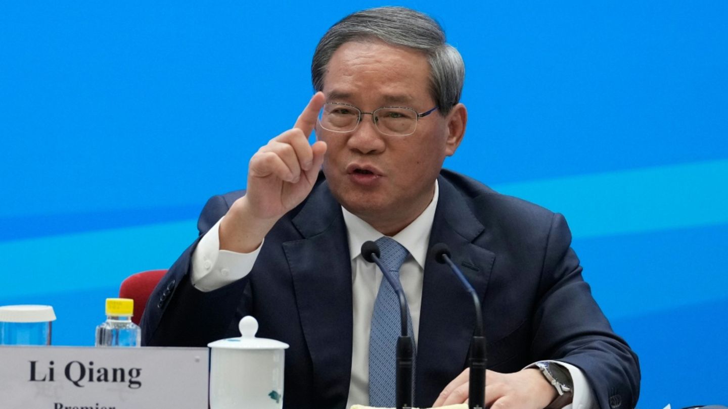 Chinas Ministerpräsident Li Qiang im Juli in Peking