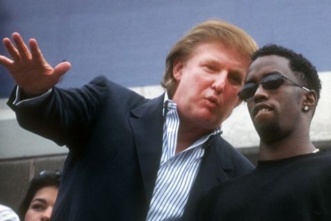 Donald Trump und Sean "Diddy" Combs kennen sich seit vielen Jahren - hier ein Bild aus dem Jahr 1997.